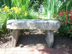 stone bench