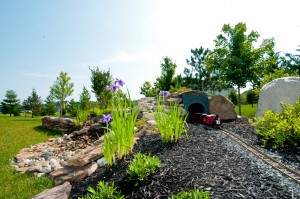 Train garden