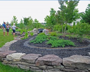 Fieldstone walls