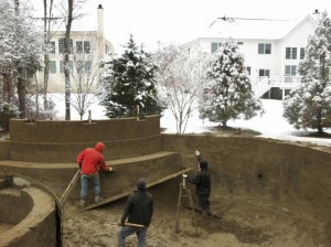 swimming pool installation in Haymarket