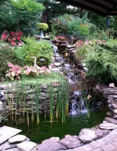 Boulder water feature