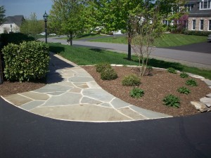 Flagstone patio, walkway, Ashburn, VA