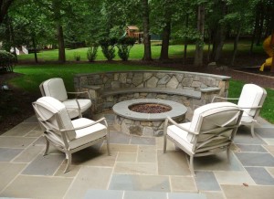 Patio, fire pit in Oakton, VA