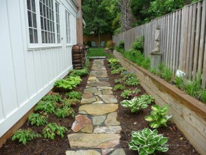 Stone walkway in Alexandria, VA